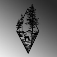 Panou decorativ Wallity Deer imaginea #6 — magazin online Desire.md