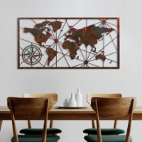 Panou decorativ Wallity World Map Large 2