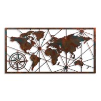 Panou decorativ Wallity World Map Large 2 imaginea #6 — magazin online Desire.md