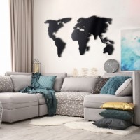 Panou decorativ Wallity World Map Silhouette XL imaginea #6 — magazin online Desire.md