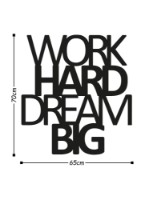 Panou decorativ Wallity Work Hard Dream Big imaginea #3 — magazin online Desire.md