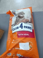 Marfa depreciata  Hrană uscată pentru pisici Club 4 Paws Adult Cats Veal 14kg imaginea #2 — magazin online Desire.md