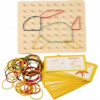 Joc educativ QIYI Wooden Small Nail Board (TT8002)