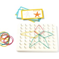Joc educativ QIYI Wooden Small Nail Board (TT8002) imaginea #2 — magazin online Desire.md