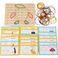 Joc educativ QIYI Wooden Small Nail Board (TT8002) imaginea #4 — magazin online Desire.md