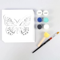 Set de decorare Rosa 3D Butterfly 3 (N0003516) imaginea #5 — magazin online Desire.md