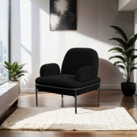 Кресло Atelier Del Sofa Aster Black фото №2 — интернет-магазин Desire.md