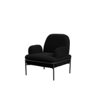 Кресло Atelier Del Sofa Aster Black фото №4 — интернет-магазин Desire.md