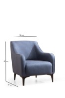 Fotoliu Atelier Del Sofa Belissimo Blue imaginea #4 — magazin online Desire.md