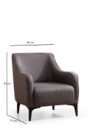 Fotoliu Atelier Del Sofa Belissimo Dark Grey imaginea #6 — magazin online Desire.md