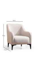 Fotoliu Atelier Del Sofa Belissimo Off White imaginea #4 — magazin online Desire.md