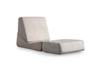 Бескаркасное кресло Atelier Del Sofa Origami Cream фото №5 — интернет-магазин Desire.md
