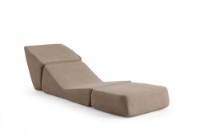 Бескаркасное кресло Atelier Del Sofa Origami Convertable Dark Cream фото №6 — интернет-магазин Desire.md