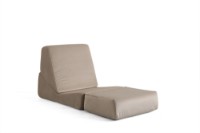 Бескаркасное кресло Atelier Del Sofa Origami Shiny Cream фото №5 — интернет-магазин Desire.md