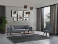 Fotoliu Atelier Del Sofa Cofi Light Grey imaginea #2 — magazin online Desire.md