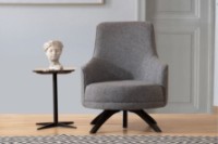 Кресло Atelier Del Sofa Kapri Light Grey фото №2 — интернет-магазин Desire.md