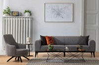 Кресло Atelier Del Sofa Kapri Light Grey фото №4 — интернет-магазин Desire.md