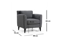 Кресло Atelier Del Sofa Nordic Armchair фото №4 — интернет-магазин Desire.md