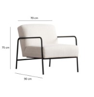 Кресло Atelier Del Sofa Eti Bergere White фото №6 — интернет-магазин Desire.md