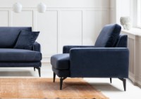 Fotoliu Atelier Del Sofa Papira Armchair Navy Blue