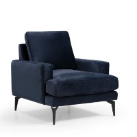 Кресло Atelier Del Sofa Papira Armchair Navy Blue фото №2 — интернет-магазин Desire.md