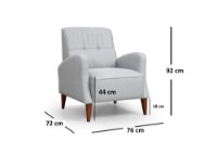 Кресло Atelier Del Sofa Montana Armchair фото №3 — интернет-магазин Desire.md