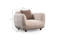 Кресло Atelier Del Sofa Pavia Bergere фото №5 — интернет-магазин Desire.md
