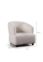 Fotoliu Atelier Del Sofa Rena imaginea #6 — magazin online Desire.md