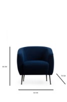 Fotoliu Atelier Del Sofa Eses Blue Wing imaginea #4 — magazin online Desire.md