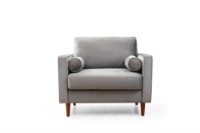 Кресло Atelier Del Sofa Rome Light Grey фото №2 — интернет-магазин Desire.md