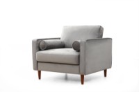 Кресло Atelier Del Sofa Rome Light Grey фото №3 — интернет-магазин Desire.md