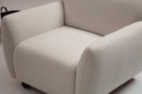 Fotoliu Atelier Del Sofa Eddy Cream imaginea #2 — magazin online Desire.md
