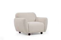 Fotoliu Atelier Del Sofa Eddy Cream imaginea #3 — magazin online Desire.md