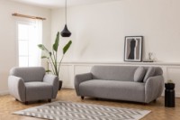 Кресло Atelier Del Sofa Eddy Light Grey фото №2 — интернет-магазин Desire.md