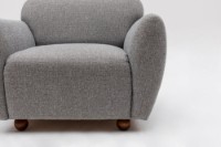 Кресло Atelier Del Sofa Eddy Light Grey фото №8 — интернет-магазин Desire.md