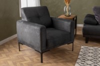 Кресло Atelier Del Sofa Mustang Anthracite фото №2 — интернет-магазин Desire.md