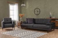 Кресло Atelier Del Sofa Mustang Anthracite фото №4 — интернет-магазин Desire.md