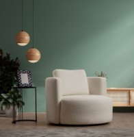 Fotoliu Atelier Del Sofa Asos Cream Wing imaginea #2 — magazin online Desire.md