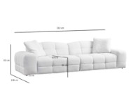Диван Atelier Del Sofa Pescara Lounge White фото №6 — интернет-магазин Desire.md