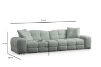 Диван Atelier Del Sofa Pescara Lounge Pale Green фото №6 — интернет-магазин Desire.md