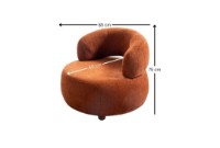 Кресло Atelier Del Sofa Rio Tile Red фото №7 — интернет-магазин Desire.md
