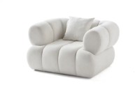 Fotoliu Atelier Del Sofa Petra White imaginea #3 — magazin online Desire.md
