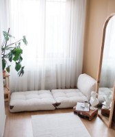 Fotoliu fără carcasă Atelier Del Sofa Fold Teddy Cream imaginea #6 — magazin online Desire.md