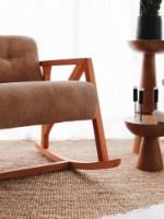 Fotoliu Atelier Del Sofa Nini Sallanan Camel imaginea #4 — magazin online Desire.md