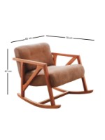 Fotoliu Atelier Del Sofa Nini Sallanan Camel imaginea #8 — magazin online Desire.md
