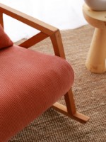 Fotoliu Atelier Del Sofa Nini Sallanan Vermilion imaginea #3 — magazin online Desire.md