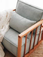 Кресло Atelier Del Sofa Sallanan Blue фото №3 — интернет-магазин Desire.md