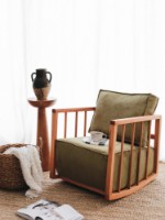 Кресло Atelier Del Sofa Sallanan Khaki