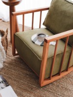 Кресло Atelier Del Sofa Sallanan Khaki фото №2 — интернет-магазин Desire.md