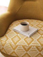 Кресло Atelier Del Sofa Aztek Yellow фото №4 — интернет-магазин Desire.md